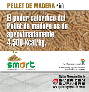 Poder calorifico del pellet de madera, el puente agropecuario